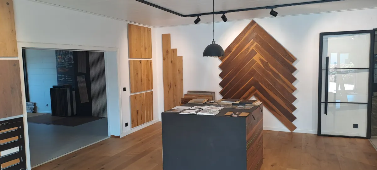 mafi Parkettausstellung bei Holz Blüm in Bürstadt
